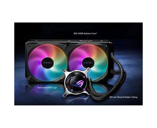 Система жидкостного охлаждения ASUS ROG STRIX LC II 280 ARGB (90RC00C1-M0UAY1), изображение 10 Система жидкостного охлаждения ASUS ROG STRIX LC II 280 ARGB (90RC00C1-M0UAY1), изображение 10