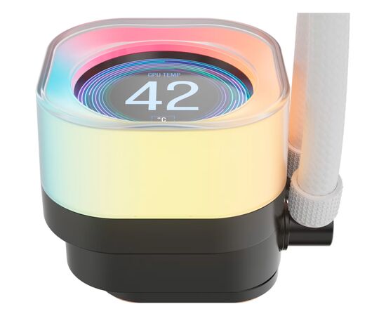 Система жидкостного охлаждения Corsair iCUE LINK TITAN 360 RX LCD White AIO (CW-9061026-WW), изображение 3 Система жидкостного охлаждения Corsair iCUE LINK TITAN 360 RX LCD White AIO (CW-9061026-WW), изображение 3