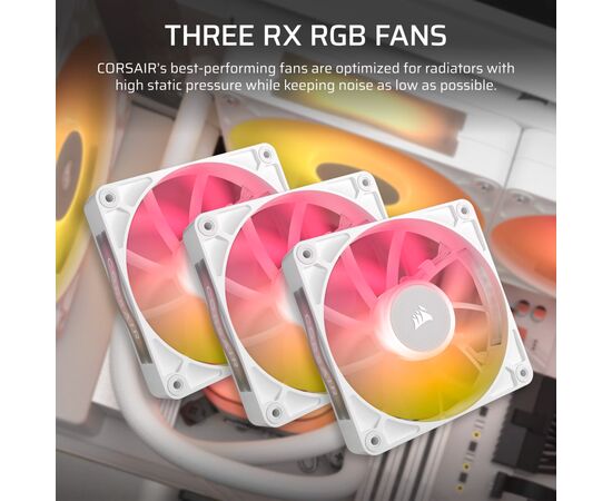 Система жидкостного охлаждения Corsair iCUE LINK TITAN 360 RX LCD White AIO (CW-9061026-WW), изображение 8 Система жидкостного охлаждения Corsair iCUE LINK TITAN 360 RX LCD White AIO (CW-9061026-WW), изображение 8