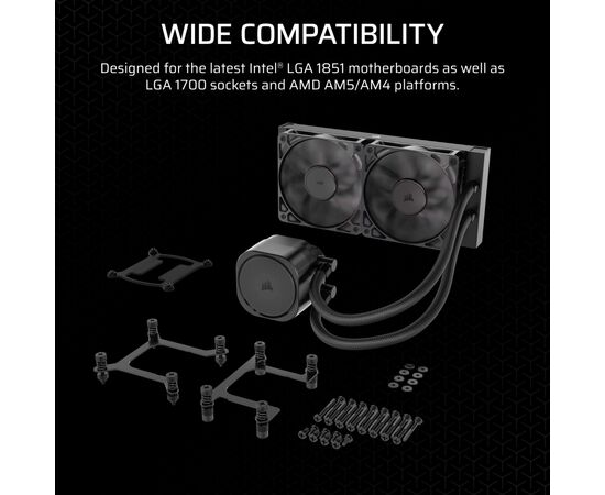 Система жидкостного охлаждения Corsair NAUTILUS 240 (CW-9060088-WW), изображение 12 Система жидкостного охлаждения Corsair NAUTILUS 240 (CW-9060088-WW), изображение 12