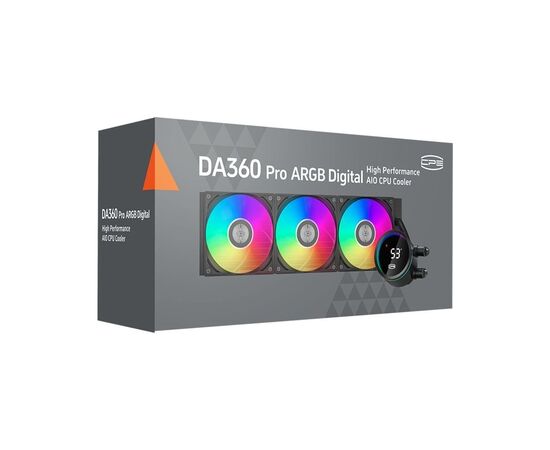 Система жидкостного охлаждения PcCooler DA360 Pro ARGB Digital BK, изображение 6 Система жидкостного охлаждения PcCooler DA360 Pro ARGB Digital BK, изображение 6