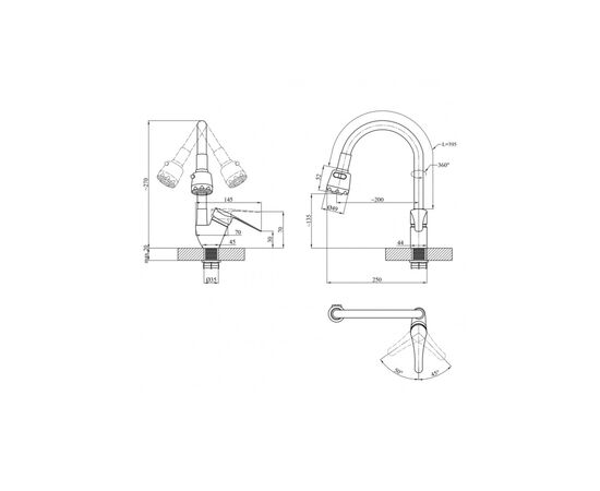 Смеситель Agua Sevilla-C039MOR, изображение 7 Смеситель Agua Sevilla-C039MOR, изображение 7