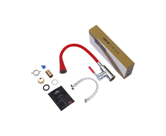 Змішувач Kroner Kuche-C132RED, зображення 8 Змішувач Kroner Kuche-C132RED, зображення 8