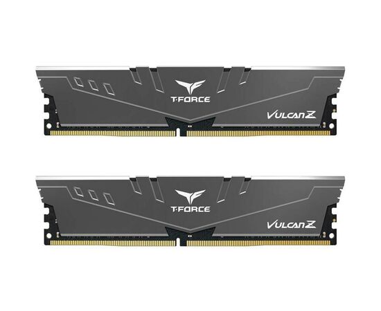Модуль пам'яті для комп'ютера DDR4 16GB (2x8GB) 3200 MHz T-Force Vulcan Z Gray Team (TLZGD416G3200HC16CDC01)