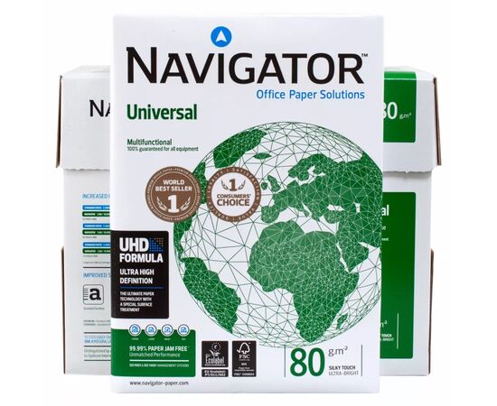 Бумага Navigator Paper А4, 80 г/м2, 500 арк, клас А (102218)