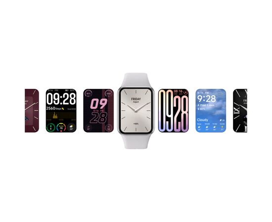 Фитнес браслет Xiaomi Smart Band 9 Pro (BHR8715GL) Moonlight Silver (1109193), изображение 6 Фитнес браслет Xiaomi Smart Band 9 Pro (BHR8715GL) Moonlight Silver (1109193), изображение 6