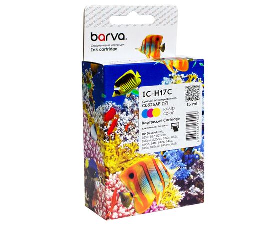 Картридж Barva HP 17 (C6625AE) 480c, Color (IC-H17C)