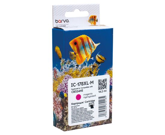 Картридж Barva HP 178XL (CB319HE/CB324HE) 950c, Magenta (IC-178XL-M)