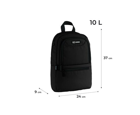 Рюкзак школьный GoPack Education Teens 119 чорний (GO25-119S-1), изображение 2 Рюкзак школьный GoPack Education Teens 119 чорний (GO25-119S-1), изображение 2