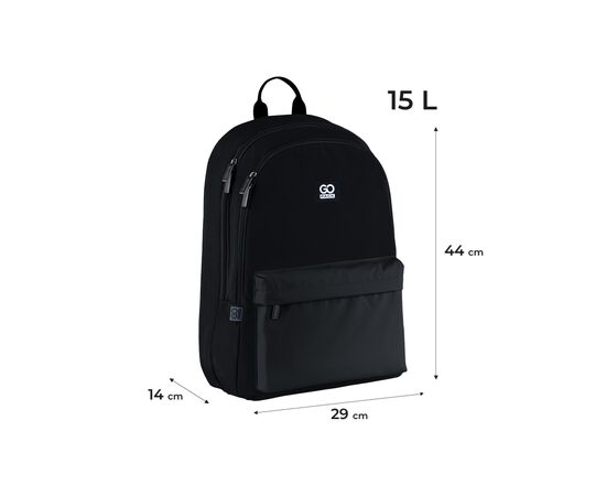 Рюкзак школьный GoPack Education Teens 140 чорний (GO25-140L-3), изображение 2