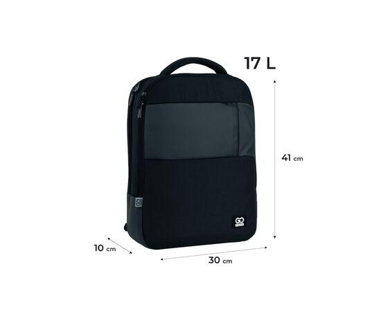 Рюкзак школьный GoPack Education Teens 153 чорний (GO25-153L), изображение 2 Рюкзак школьный GoPack Education Teens 153 чорний (GO25-153L), изображение 2