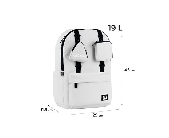 Рюкзак школьный GoPack Education Teens 178 сірий (GO25-178L-2), изображение 2 Рюкзак школьный GoPack Education Teens 178 сірий (GO25-178L-2), изображение 2