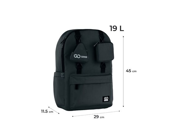 Рюкзак шкільний GoPack Education Teens 178 чорний (GO25-178L-1), зображення 2 Рюкзак шкільний GoPack Education Teens 178 чорний (GO25-178L-1), зображення 2