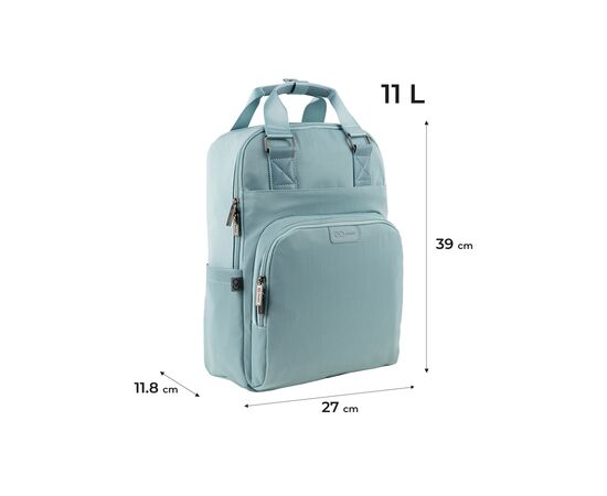 Рюкзак школьный GoPack Education Teens 179 м''ятний (GO25-179M-3), изображение 2 Рюкзак школьный GoPack Education Teens 179 м''ятний (GO25-179M-3), изображение 2
