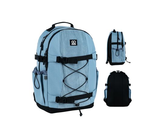 Рюкзак школьный GoPack Education Teens 186 блакитний (GO25-186L-2)