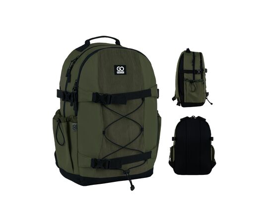 Рюкзак школьный GoPack Education Teens 186 хакі (GO25-186L-3)