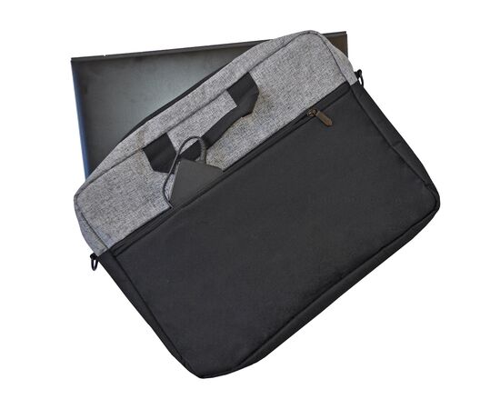 Сумка для ноутбука Porto 15.6" PC-3038 Gray (PC-3038GY), изображение 5 Сумка для ноутбука Porto 15.6" PC-3038 Gray (PC-3038GY), изображение 5
