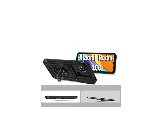 Чохол до моб. телефона BeCover Military Xiaomi Redmi 10C Black (707425)