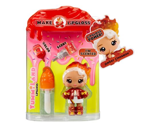 Кукла Yummiland набор с куклой и блеском для губ S2 - Корица Амбер (525615)