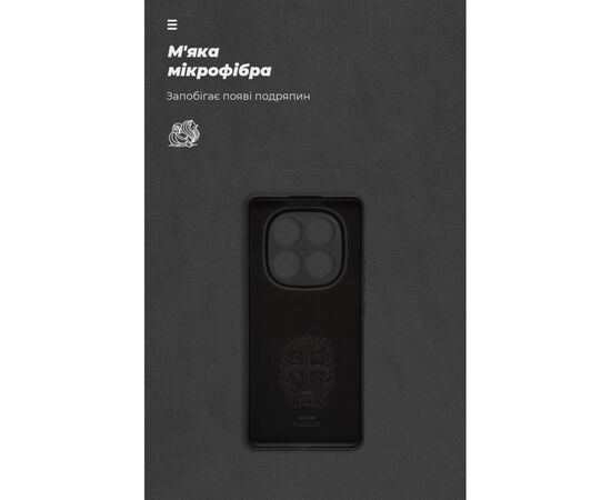 Чохол до мобільного телефона Armorstandart ICON Xiaomi Redmi Note 14 Pro 4G Camera cover Black (ARM79823), зображення 4