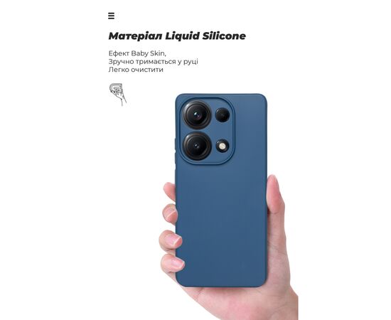 Чохол до мобільного телефона Armorstandart ICON Xiaomi Redmi Note 14S 4G Camera cover Dark Blue (ARM82009), зображення 7