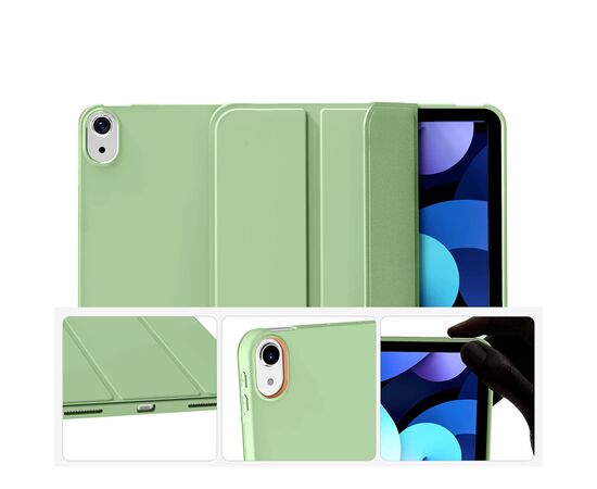 Чехол для планшета BeCover Tri Fold Soft TPU Silicone Apple iPad 10.9" 2022 Green (708520), изображение 3 Чехол для планшета BeCover Tri Fold Soft TPU Silicone Apple iPad 10.9" 2022 Green (708520), изображение 3