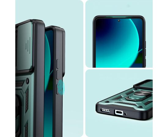 Чохол до мобільного телефона BeCover Military Xiaomi 13T/13T Pro Dark Green (710559), зображення 3