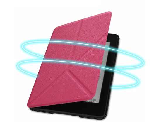 Чохол до електронної книги BeCover Ultra Slim Origami Amazon Kindle Paperwhite 12th Gen. 2024 7" Hot Pink (712843), зображення 6 Чохол до електронної книги BeCover Ultra Slim Origami Amazon Kindle Paperwhite 12th Gen. 2024 7" Hot Pink (712843), зображення 6