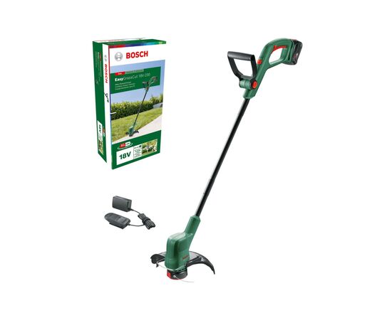 Триммер садовый Bosch EasyGrassCut 18V-230 PBA, 18V, 2Ah, 23см (0.600.8C1.A03), изображение 2 Триммер садовый Bosch EasyGrassCut 18V-230 PBA, 18V, 2Ah, 23см (0.600.8C1.A03), изображение 2