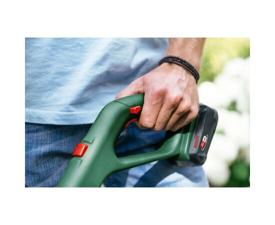 Триммер садовый Bosch EasyGrassCut 18V-230 PBA, 18V, 2Ah, 23см (0.600.8C1.A03), изображение 6 Триммер садовый Bosch EasyGrassCut 18V-230 PBA, 18V, 2Ah, 23см (0.600.8C1.A03), изображение 6