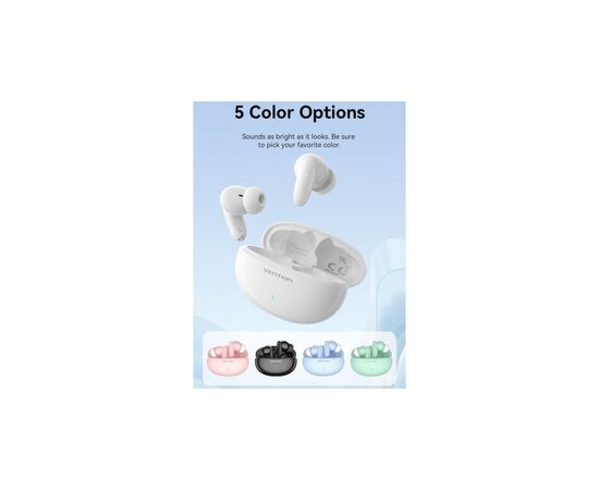 Наушники Vention Elf Earbuds E01 Blue (NBFS0), изображение 10 Наушники Vention Elf Earbuds E01 Blue (NBFS0), изображение 10