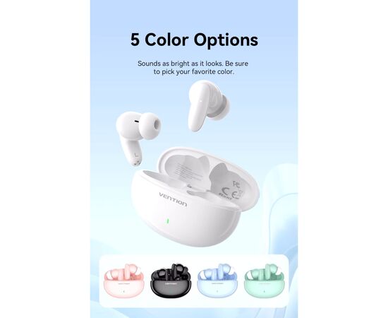 Наушники Vention Elf Earbuds E01 Purple (NBFV0), изображение 4 Наушники Vention Elf Earbuds E01 Purple (NBFV0), изображение 4