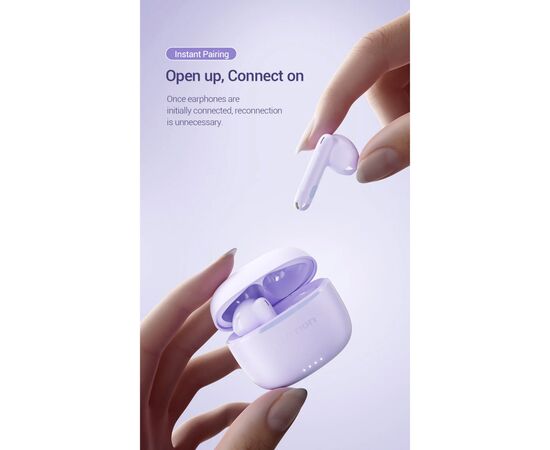 Наушники Vention Elf Earbuds E03 Purple (NBHV0), изображение 3 Наушники Vention Elf Earbuds E03 Purple (NBHV0), изображение 3