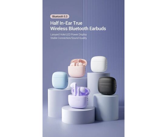 Наушники Vention Elf Earbuds E03 Purple (NBHV0), изображение 4 Наушники Vention Elf Earbuds E03 Purple (NBHV0), изображение 4