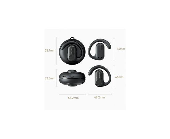 Наушники Vention OpenBeat O11 Black (NBPB0), изображение 3 Наушники Vention OpenBeat O11 Black (NBPB0), изображение 3