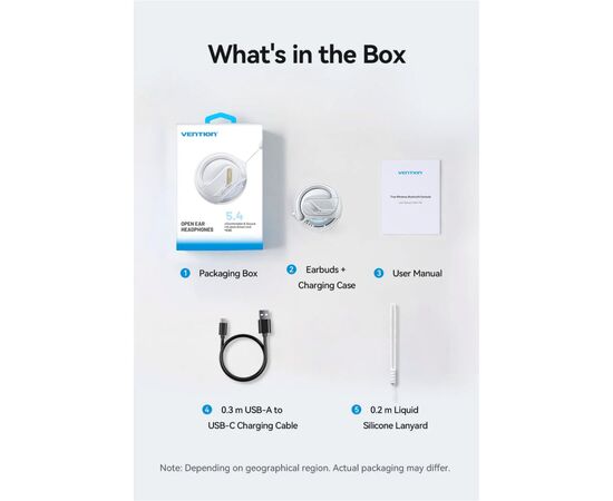 Наушники Vention OpenBeat O12 White (NBUW0), изображение 6