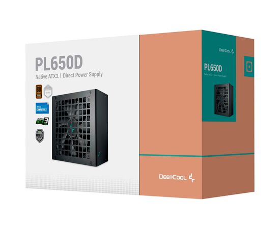 Блок питания Deepcool 650W PL650D (R-PL650D-FC0B-EU-V2), изображение 8 Блок питания Deepcool 650W PL650D (R-PL650D-FC0B-EU-V2), изображение 8