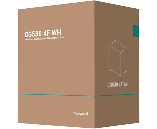Корпус Deepcool CG530 4F White (R-CG530-WHADA4-G-1), изображение 12 Корпус Deepcool CG530 4F White (R-CG530-WHADA4-G-1), изображение 12