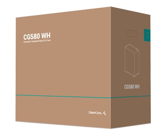 Корпус Deepcool CG580 White (R-CG580-WHNDA0-G-1), изображение 11 Корпус Deepcool CG580 White (R-CG580-WHNDA0-G-1), изображение 11