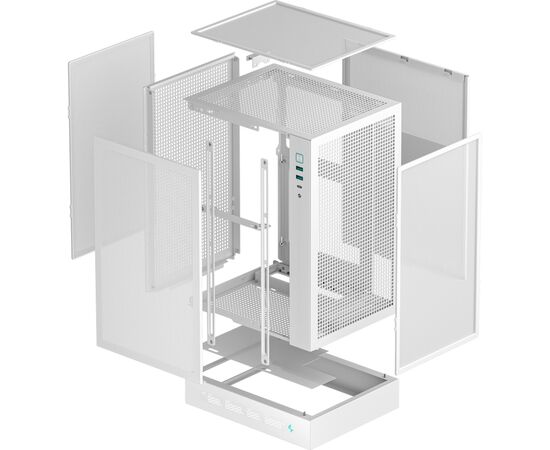 Корпус Deepcool CH170 Digital White (R-CH170-WHNPI0D-G-1), изображение 11 Корпус Deepcool CH170 Digital White (R-CH170-WHNPI0D-G-1), изображение 11