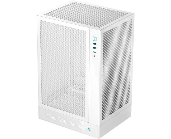 Корпус Deepcool CH170 Digital White (R-CH170-WHNPI0D-G-1), изображение 3 Корпус Deepcool CH170 Digital White (R-CH170-WHNPI0D-G-1), изображение 3