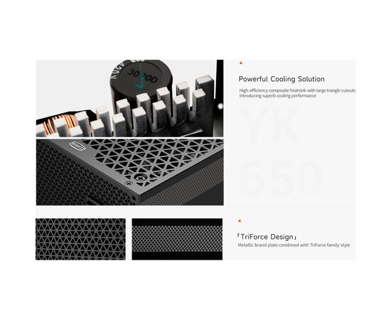 Блок питания PcCooler 650W (YK650), изображение 12 Блок питания PcCooler 650W (YK650), изображение 12