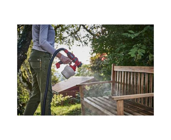 Краскопульт Einhell TE-SY 18/90 Li - Solo, 18V, 1000мл/мин, 1200мл (без АКБ и ЗУ) (4260040), изображение 7