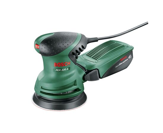 Шліфувальна машина Bosch PEX 220 A 200W, 125мм 24000об/хв, 1.2кг (0.603.378.000)