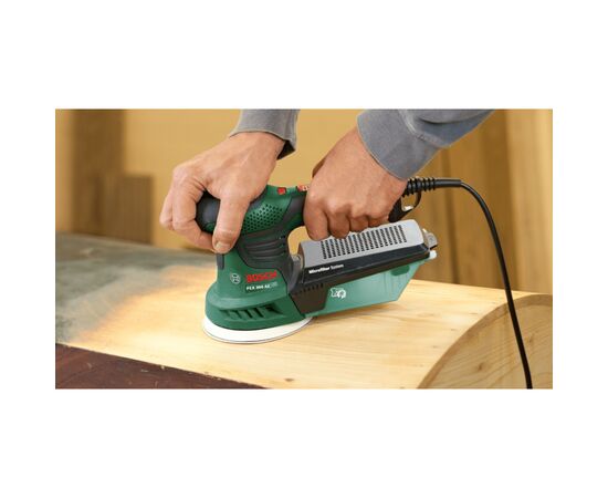 Шлифовальная машина Bosch PEX 300 AE 200W, 125мм 4000-24000об/мин, 1.5кг (0.603.3A3.000), изображение 5 Шлифовальная машина Bosch PEX 300 AE 200W, 125мм 4000-24000об/мин, 1.5кг (0.603.3A3.000), изображение 5