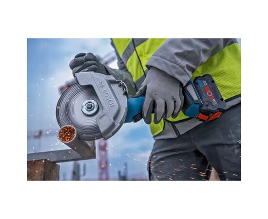 Шлифовальная машина Bosch GWS 182P 125 мм 18V, 2800-9000об/мин, 1.7кг (без АКБ и ЗУ) (0.601.9H6.L01), изображение 7 Шлифовальная машина Bosch GWS 182P 125 мм 18V, 2800-9000об/мин, 1.7кг (без АКБ и ЗУ) (0.601.9H6.L01), изображение 7