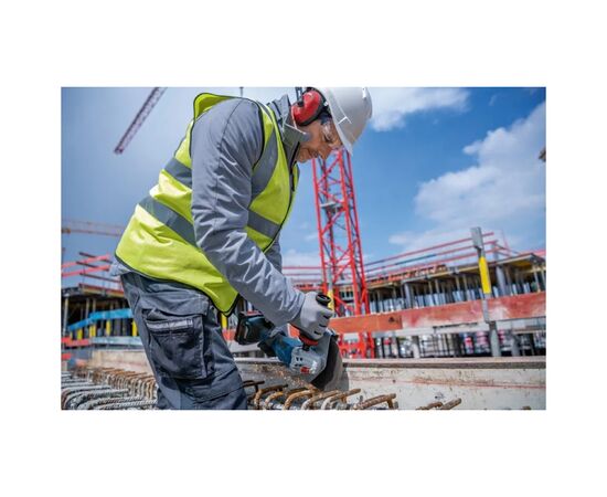 Шлифовальная машина Bosch GWS 182P 125 мм 18V, 2800-9000об/мин, 1.7кг (без АКБ и ЗУ) (0.601.9H6.L01), изображение 8 Шлифовальная машина Bosch GWS 182P 125 мм 18V, 2800-9000об/мин, 1.7кг (без АКБ и ЗУ) (0.601.9H6.L01), изображение 8