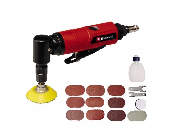 Шлифовальная машина Einhell пневматическая TC-PA50 3бар, 20000об/мин, 113 л/мин, 50мм, 0.57кг (4138550), изображение 2