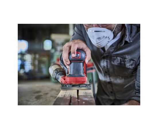 Шлифовальная машина Einhell TE-OS 18/113 3X Li - Solo 18, 113х101мм, 1.04кг (без АКБ и ЗУ) (4460730), изображение 10