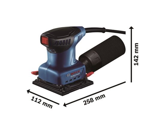 Шлифовальная машина Bosch GSS 140 A 220Вт, платформа 101х112, 28000 цв/мин, 1.1кг (0.601.2A8.021), изображение 3 Шлифовальная машина Bosch GSS 140 A 220Вт, платформа 101х112, 28000 цв/мин, 1.1кг (0.601.2A8.021), изображение 3
